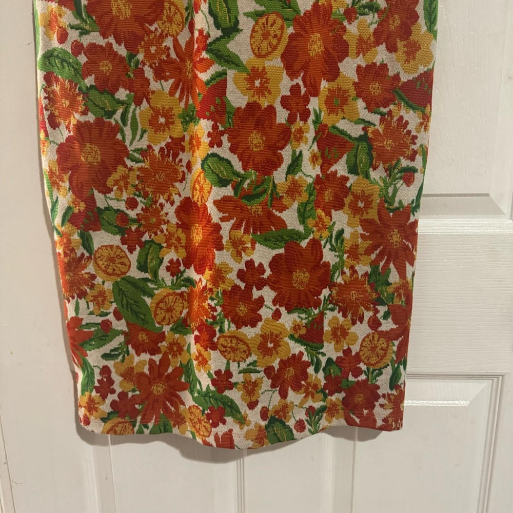 Zara • Midi Dress • Floral • Short Sleeve • Large - Picture 14 of 14